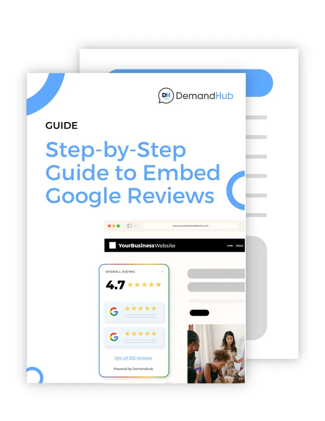 How to Embed Google Reviews on a Website