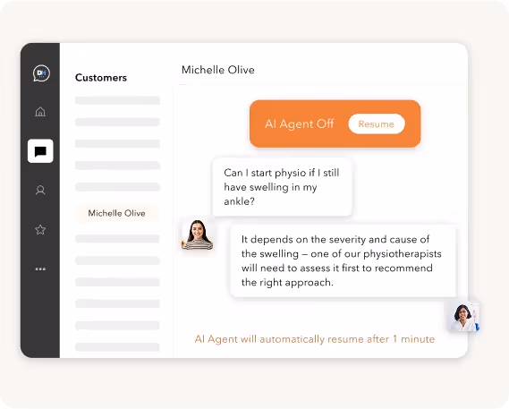 From AI to Real Support, Instantly