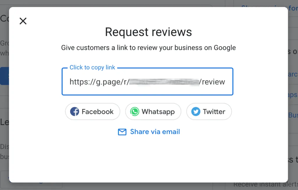 GBP Review Link Step 4