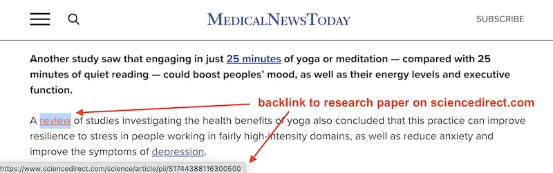 backlink example