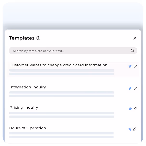 Use Message Templates