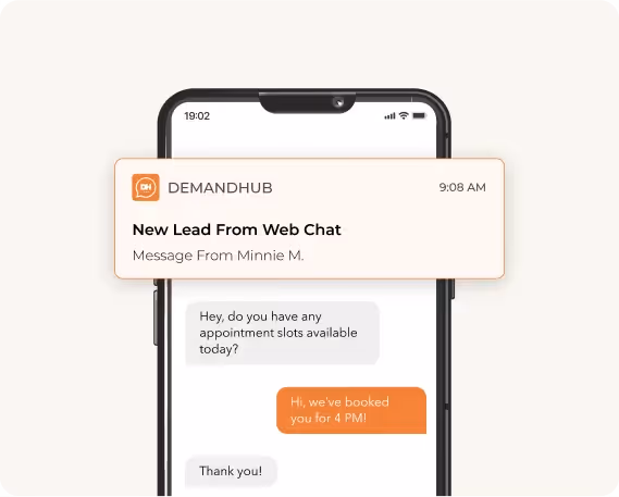 Get instant notifications
