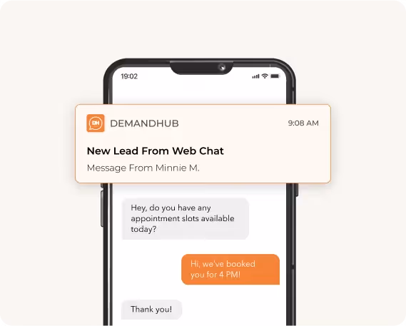 Get instant notifications